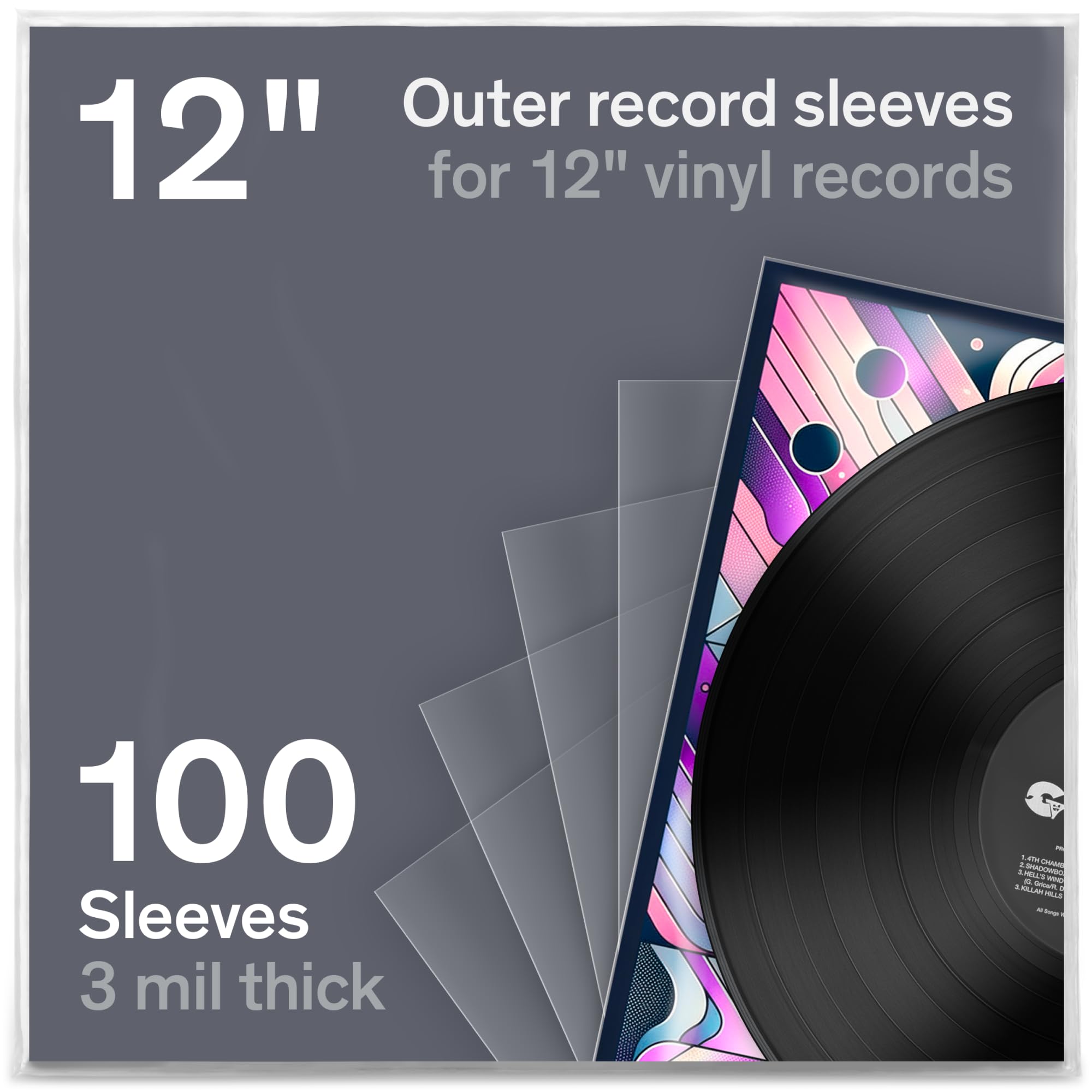 Amazon.co.jp: Boundless Audio Vinyl Recordスリーブ - プレミアム